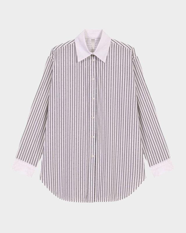 Ciras Embellished Striped Shirt